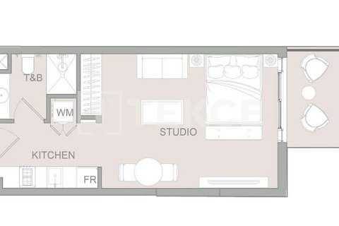 Studio Apartment in Jumeirah Village Circle, UAE No. 172319 23