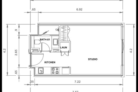 Квартира 24.3м² в Town Square, ОАЭ №186531 11