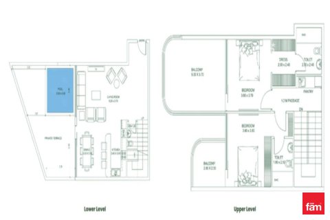 Квартира с 2 спальнями в Arjan, ОАЭ №141410 17