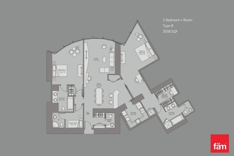 Apartment de 2 dormitorios en Downtown Dubai (Downtown Burj Dubai), UAE No. 89590 2
