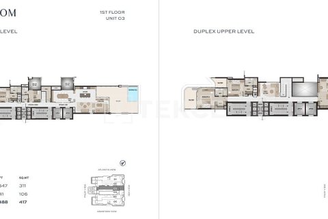 Duplex de 4 dormitorios en Palm Jumeirah, UAE No. 210669 24