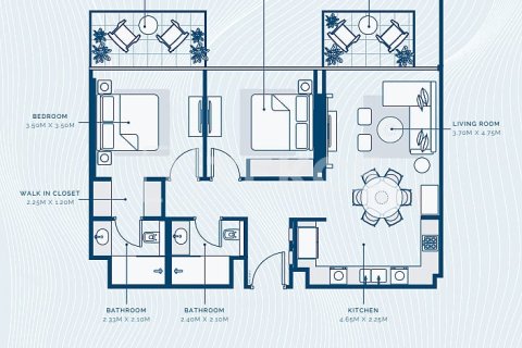 Appartement de 3 chambres à Dubai, UAE No. 136229 25