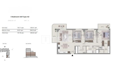 Appartement de 3 chambres à Mina Rashid, UAE No. 136227 22