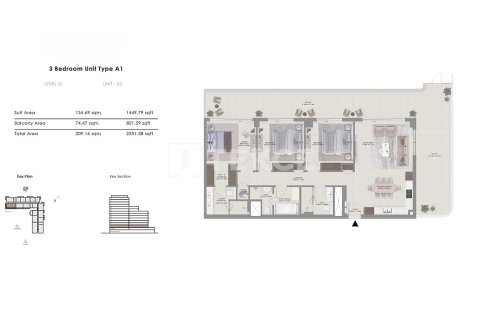 Appartement de 3 chambres à Mina Rashid, UAE No. 136227 21