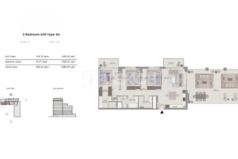 Appartement de 3 chambres à Mina Rashid, UAE No. 136227 26