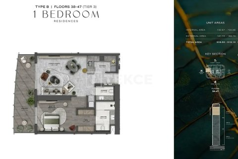 Appartement de 1 chambre à Dubai, UAE No. 136230 27