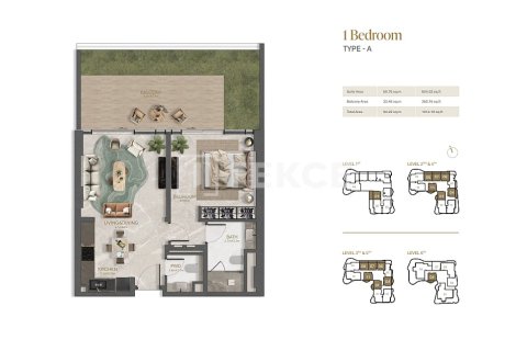 Appartement de 2 chambres à Al Marjan Island, UAE No. 207843 29