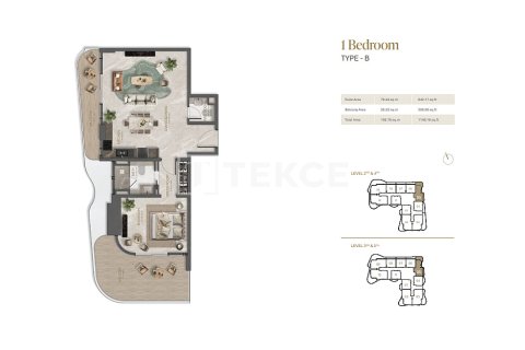 Appartement de 2 chambres à Al Marjan Island, UAE No. 207843 30