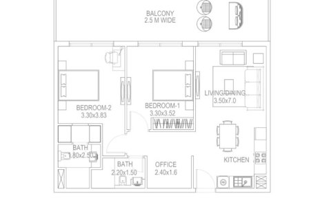 Studio Apartment in Al Warsan, UAE No. 173180 11