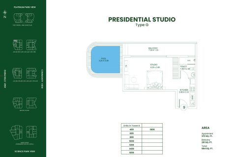 3 bedrooms Apartment in OPALZ Dubai Science Park, UAE No. 173181 14