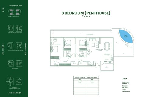 3 bedrooms Apartment in OPALZ Dubai Science Park, UAE No. 173181 13