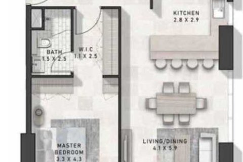 Квартира с 2 спальнями  №109134 9