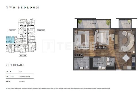 Appartement de 1 chambre à Jumeirah Village Circle, UAE No. 150507 10