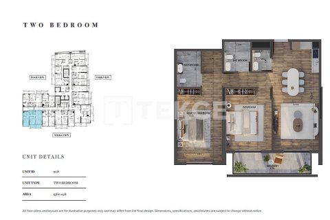 Appartement de 1 chambre à Jumeirah Village Circle, UAE No. 150507 11