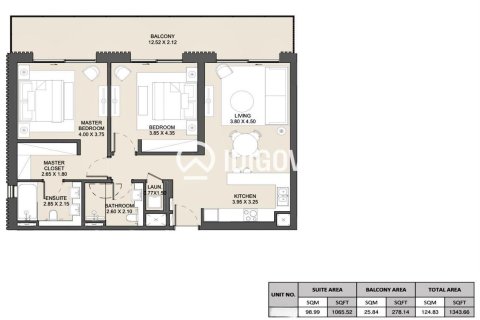 Appartement de 2 chambres à Umm Suqeim 3, UAE No. 185254 8
