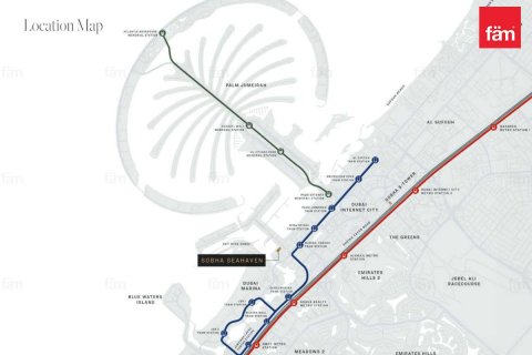 3 غرف نوم شقة في Dubai Harbour, الإمارات العربية المتحدة رقم 80699 10