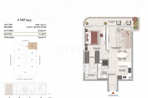 Apartment de 2 dormitorios en Mohammed Bin Rashid City, UAE No. 205446 27