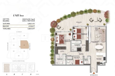 Apartment de 2 dormitorios en Mohammed Bin Rashid City, UAE No. 205446 29
