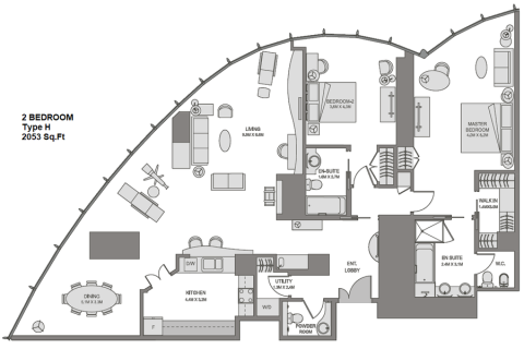Appartement de 2 chambres  No. 118921 18