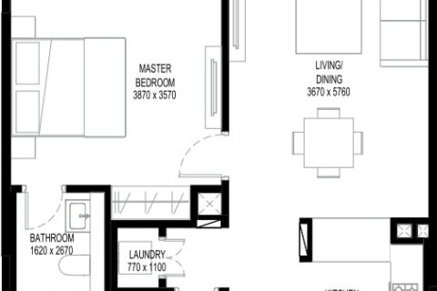 Apartment de 1 dormitorio en SOBHA HARTLAND Sobha Hartland, UAE No. 96572 19