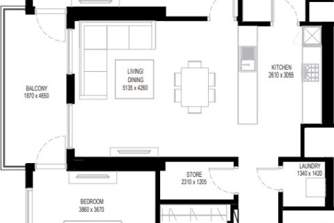 Apartment de 2 dormitorios en SOBHA HARTLAND Sobha Hartland, UAE No. 96570 20