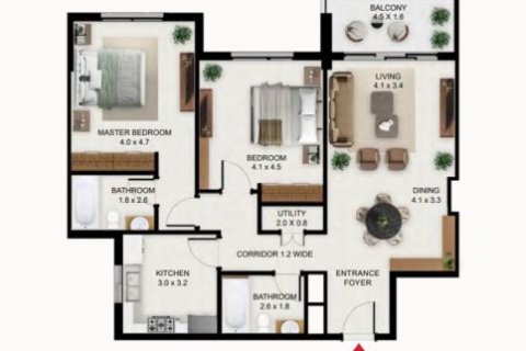 41m² Apartment in Al Wasl, UAE No. 170448 13