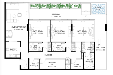 Studio Apartment in Jumeirah Village Circle, UAE No. 170446 21