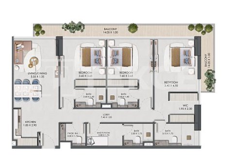 Apartamento tipo estudio Estudio en Jumeirah Village Circle, UAE No. 172331 19