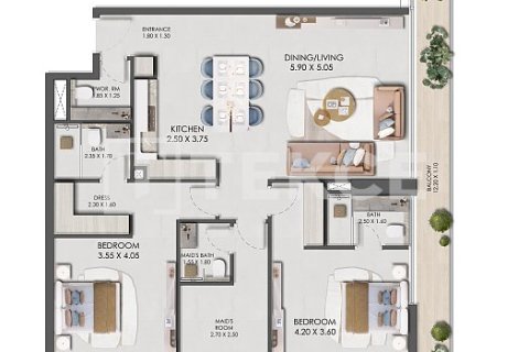 Apartamento tipo estudio Estudio en Jumeirah Village Circle, UAE No. 172331 18