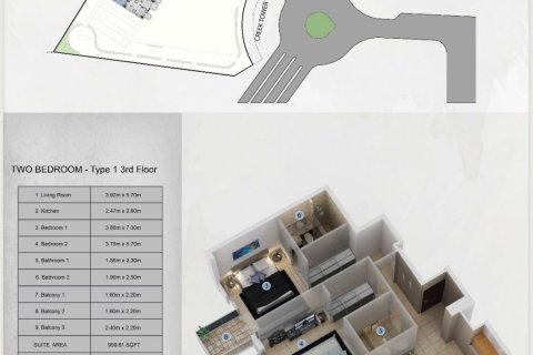 Квартира студия в AZIZI FARHAD, Dubai Healthcare City, ОАЭ №97178 10