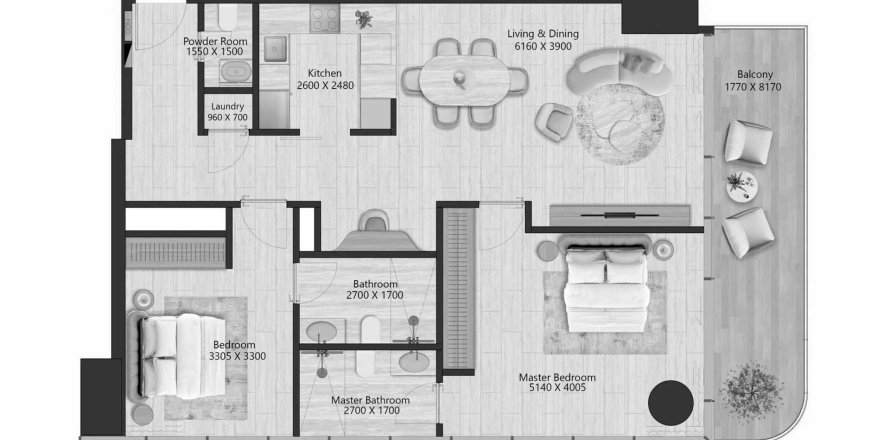 Apartment de 2 dormitorios en IL Vento  No. 125706