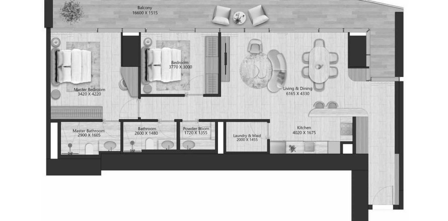 Apartment de 2 dormitorios en IL Vento  No. 125707