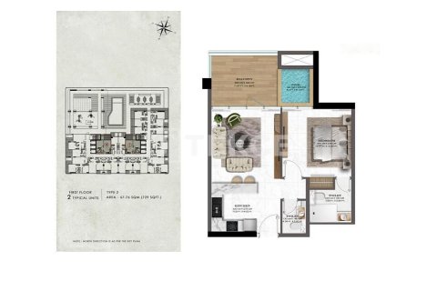 Studio Apartment in Majan, UAE No. 172308 15