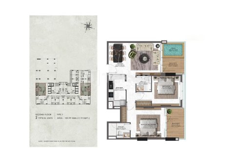 Studio Apartment in Majan, UAE No. 172308 16