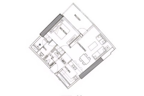 1 غرف نوم شقة  رقم 132145 13