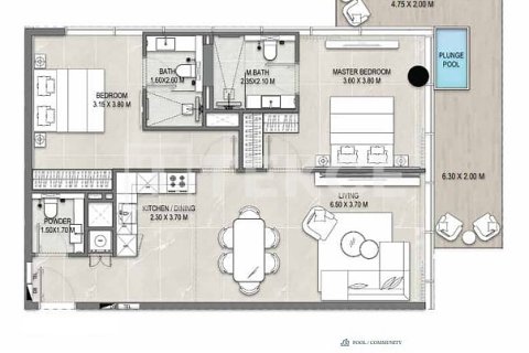 3 bedrooms Penthouse in Dubai, UAE No. 207654 28