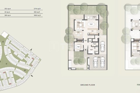 2 غرف نوم تاون هاوس في Masdar City, الإمارات العربية المتحدة رقم 165881 11