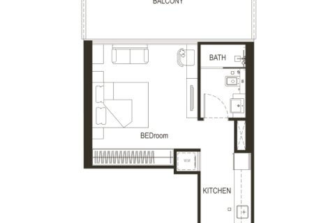 Studio Apartment in Dubai Sports City, UAE No. 170434 17