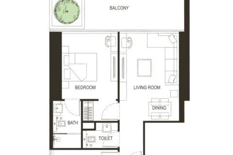 Studio Apartment in Dubai Sports City, UAE No. 170434 18