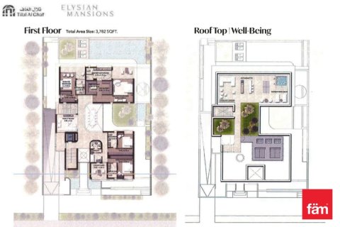 Вилла с 5 спальнями в Tilal Al Ghaf, ОАЭ №146358 12