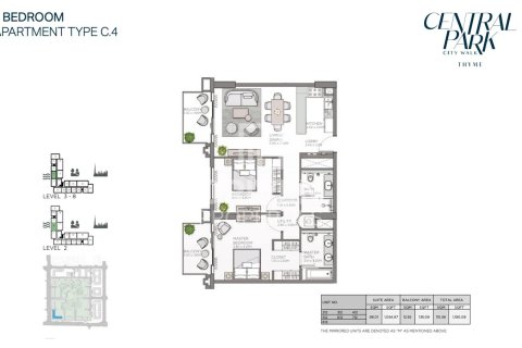 Apartment de 2 dormitorios en City Walk, UAE No. 84102 13