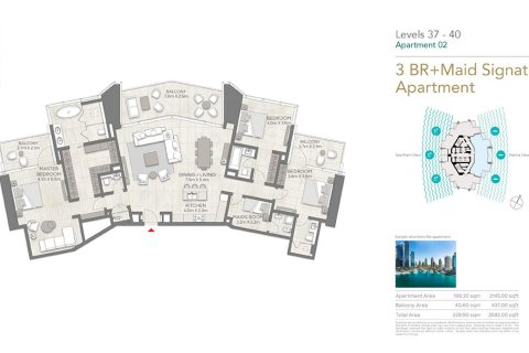 Studio Apartment in Dubai Marina, UAE No. 173166 15
