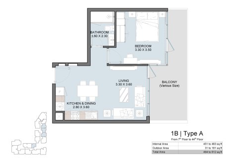 1 bedroom Apartment in Al Reem Island, UAE No. 173162 8