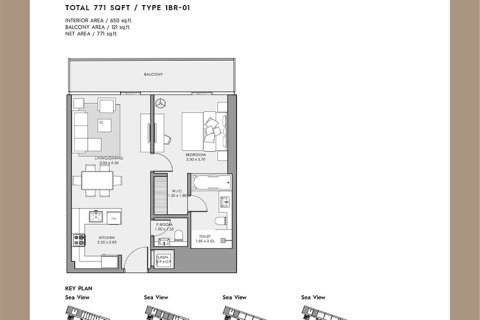 Apartment de 1 dormitorio en MAR CASA Maritime City, UAE No. 173165 6