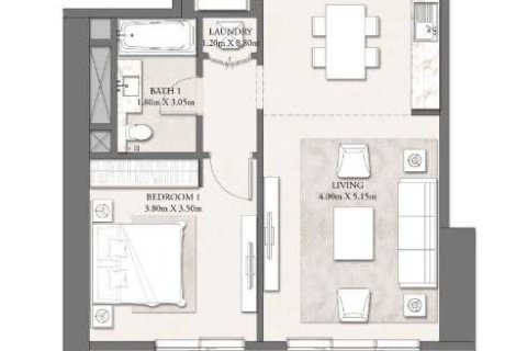 Apartment de 1 dormitorio en BEACH MANSION  No. 109044 4