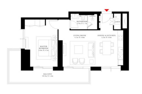 1 bedroom Apartment in BEACH ISLE  No. 109043 4