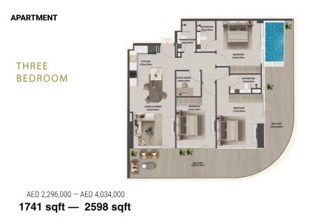 Apartamento tipo estudio Estudio en Majan, UAE No. 170385 20