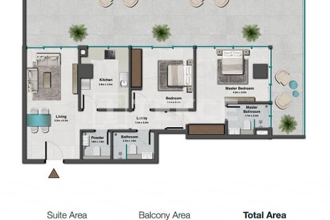 Apartment de 2 dormitorios en Jumeirah Village Circle, UAE No. 142244 21