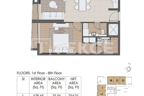Apartment de 2 dormitorios en Jumeirah Village Circle, UAE No. 151097 15