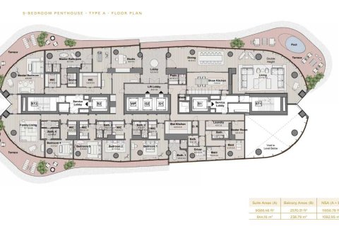 5 bedrooms Penthouse in BULGARI LIGHTHOUSE  No. 109079 8